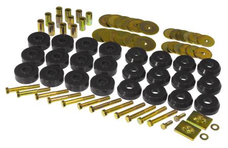 Prothane - Prothane Chevy Conv Impala / Belair Body Mount Kit - Black