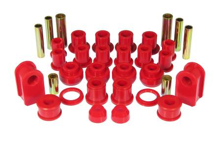 Prothane - Prothane 92-06 Ford E250/350 Total Bushing Kit - Red