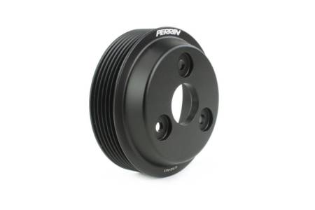 PERRIN Performance - Perrin 15-22 Subaru WRX / 14-18 FXT / 18-21 Crosstrek Lightweight Water Pump Pulley - Black