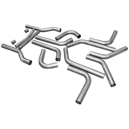 Flowmaster - Flowmaster U-Fit Dual Exhaust Kit - 2.50 In. (Pipes Only)