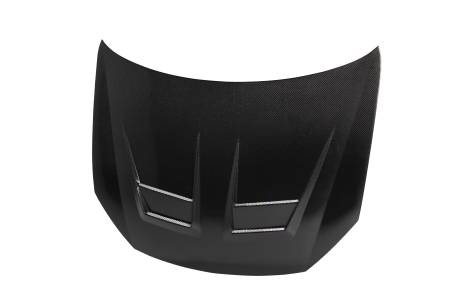 Seibon Carbon - Seibon 10-11 VW Golf GTI 5K/MK6 DV Carbon Fiber Hood w/ Shaved Emblem