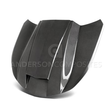 Anderson Composites - Anderson Composites 2016+ Chevy Camaro Carbon Fiber Double Sided Hood