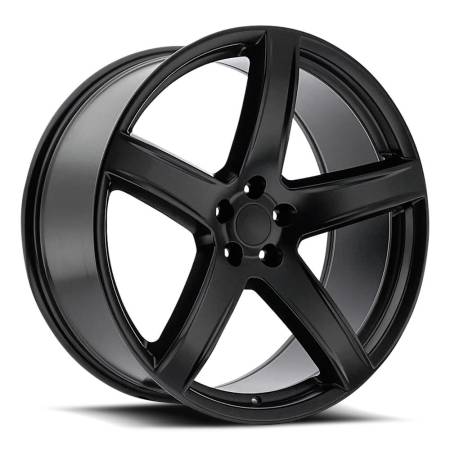 Factory Reproductions Wheels - FR 77 - Dodge Hellcat HC2 Replica Wheel 22x9.5 5x115 ET18 71.5CB Satin Black
