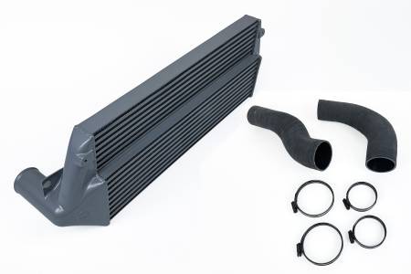 CSF Radiators - CSF 2023+ Toyota GR Corolla High Performance Stepped Core Intercooler System - Silver