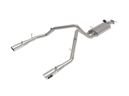 aFe Power (Advanced FLOW Engineering) - aFe Gemini XV 3in 304 SS Cat-Back Exhaust 19-21 Ram 1500 V8 5.7L Hemi w/ Polish Tips
