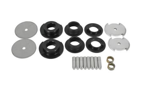 BMR Suspension - BMR 16-17 6th Gen Camaro Rear Cradle Lockout Bushing Kit - Black