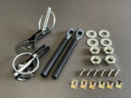 Cusco - Cusco Hood Lock Body Pin Kit Aluminum-Black Universal