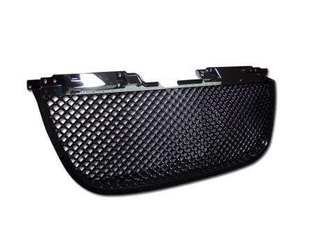 I3 Enterprise - I3 07-08 Gmc Yukon/Denali Bentley Style Mesh Upper Front Grill 1Pc (Black)