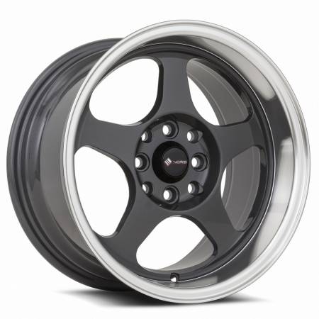 Vors Wheels - Vors Wheels Rim SP1 15x8 4x100/4x114.3 ET20 73.1CB Hyper Black Machine Lip