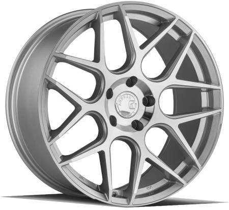 AodHan Wheels - Aodhan Wheels Rim AFF2 20x9 5x112 66.6CB ET30 Gloss Silver Machined Face