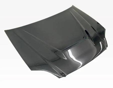 VIS Racing - VIS Racing Carbon Fiber Hood Invader Style for Honda Civic 2DR & 4DR 99-00