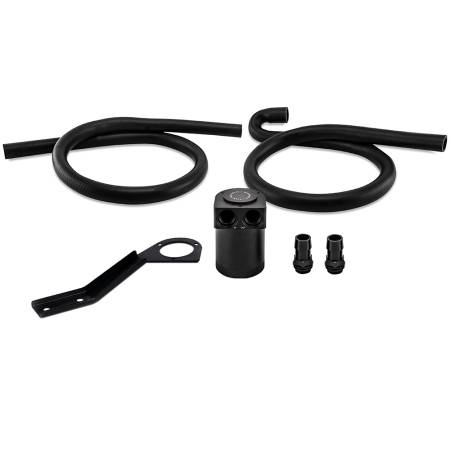 Mishimoto - Mishimoto 07-10 BMW N54 Baffled Oil Catch Can Kit - Black (CCV Side)