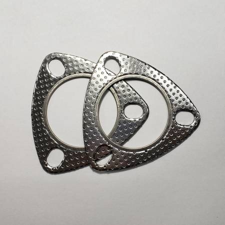 Ticon Industries - Ticon Industries 3 Bolt MLSG High Temp Exhaust Gasket (2.25" I.D.) 2 Pack