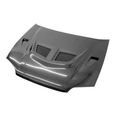 VIS Racing - VIS Racing Carbon Fiber Hood EVO Style for Honda Civic 2DR 92-95