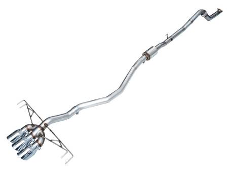 AWE Tuning - AWE 2023 Honda Civic Type R FL5 Track Edition Exhaust w/ Triple Chrome Silver Tips