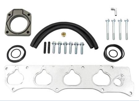 PRL Motorsports - PRL Honda / Acura K24Z RBC / RRC Intake Manifold Adapter Flange and Stock Throttle Body Kit w/ Hardware