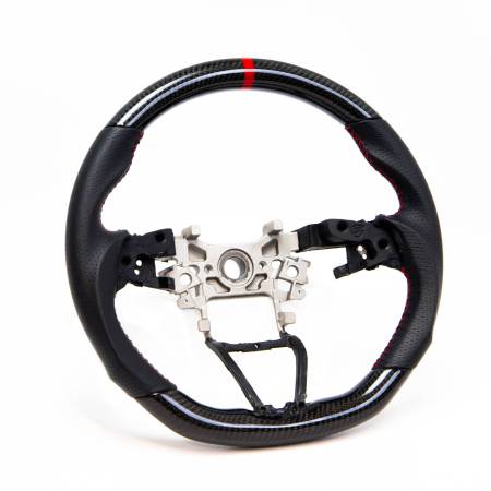 PRL Motorsports - PRL Steering Wheel 2018-2022 Accord Carbon and Leather Red