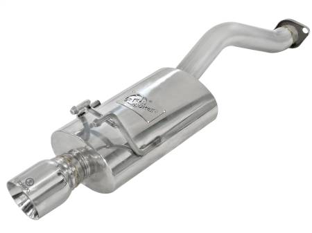 aFe Power (Advanced FLOW Engineering) - aFe Takeda Exhaust 2.5in Dia 304SS Axle-Back w/Polished Tip 06-11 Honda Civic EX Sedan L4 1.8L