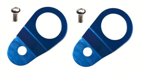 Torque Solution - Torque Solution Radiator Mount Combo with Inserts (Blue) : Mitsubishi Evolution 7/8/9