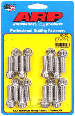 ARP - ARP BB Chevy SS 12pt header bolt kit 400-1212
