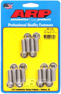 ARP - ARP 3/8 x 1.000 SS hex header bolt kit 400-1109