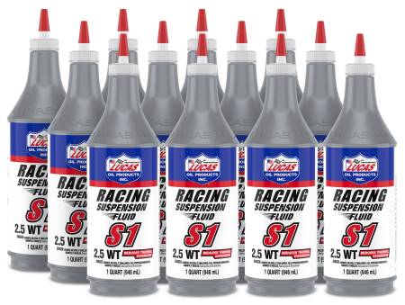 Lucas Oil - Lucas Synthetic S1 Suspension Oil 2.5 WT 12x1 Qt