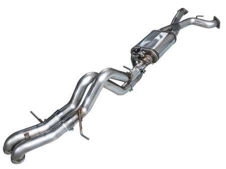 AWE Tuning - AWE 22-24 Ford Bronco Raptor 4WD Dual BashGuards Cat-Back SwitchPath Exhaust (No Tips)