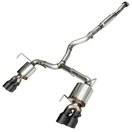 AWE Tuning - AWE 2015+ Subaru WRX VA Sedan Touring Edition Exhaust - Diamond Black Tips (102mm)