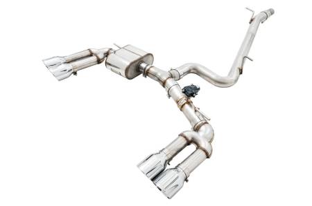 AWE Tuning - AWE Audi 8V S3 SwitchPath Exhaust w/Chrome Silver Tips 102mm