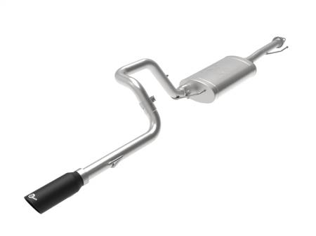 aFe Power (Advanced FLOW Engineering) - aFe MACHForce XP 2.5in 304-SS Exhaust Cat-Back w/ Black Tip 10-19 Toyota 4Runner V6-4.0L