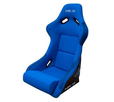 NRG Innovations - NRG Innovations FRP Bucket Seat (Blue Cloth) - Large