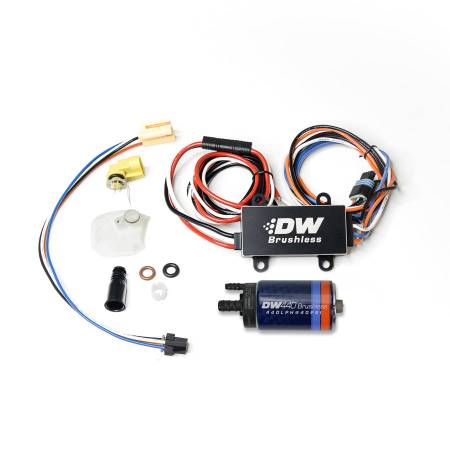 DeatschWerks - DeatschWerks DW440 440lph Brushless Fuel Pump Single/Dual Controller w/ Install Kit 08-14 Subaru WRX