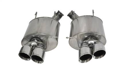 CORSA Performance - Corsa 2013-2014 Ford Mustang Shelby GT500 5.8L V8 Polished Sport Axle-Back Exhaust