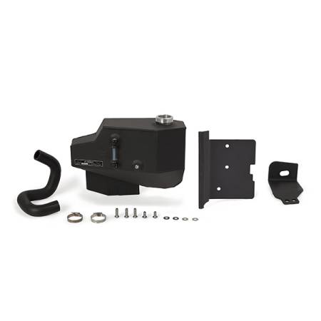 Mishimoto - Mishimoto 08-10 Ford 6.4L Powerstroke Aluminum Degas Tank - Micro-Wrinkle Black