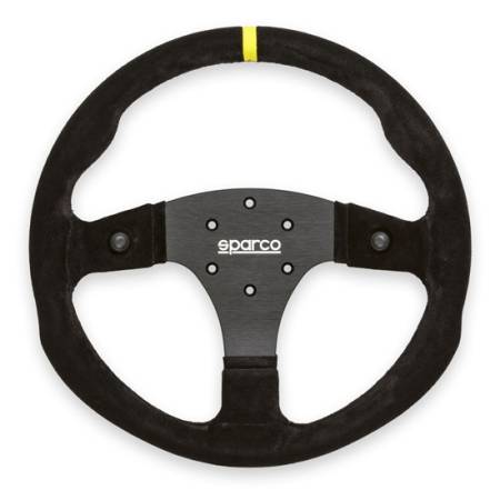 Sparco - Sparco Steering Wheel R350B Suede w/ Button