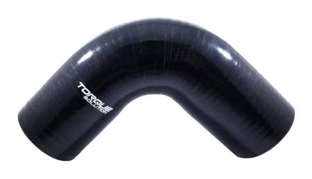 Torque Solution - Torque Solution 90 Degree Silicone Elbow: 2.5 inch Black Universal