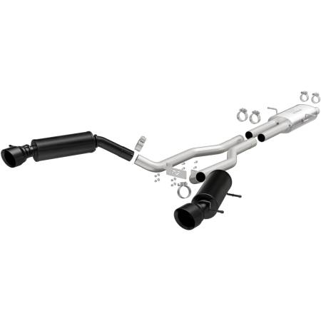 MagnaFlow Exhaust Products - MagnaFlow Cat-Back 15-16 Land Rover Ranger Rover V6 SS 2.5in Dual Split Rear Exit 4.5in Black Tips