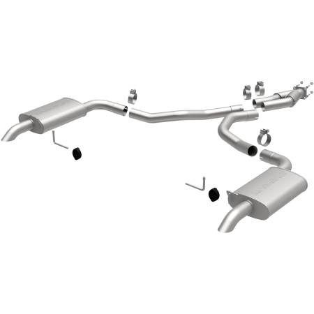 MagnaFlow Exhaust Products - MagnaFlow 75-79 Chevy Corvette V8 5.7L Dual Split Rear Exit Stainless Cat-Back Perf Exhaust