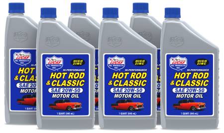 Lucas Oil - Lucas 20w50 Petroleum Oil 6x1 Qt