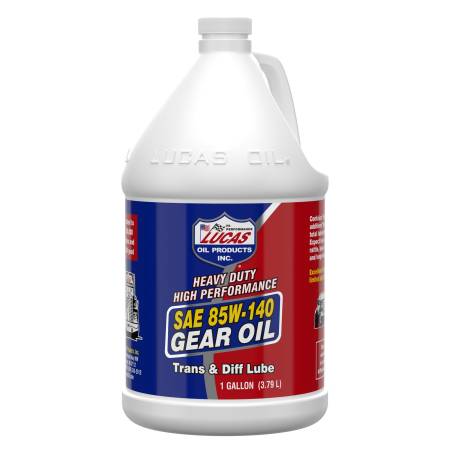 Lucas Oil - Lucas Gear Oil - Heavy Duty - 85W140 - Conventional - 1 gal - Each