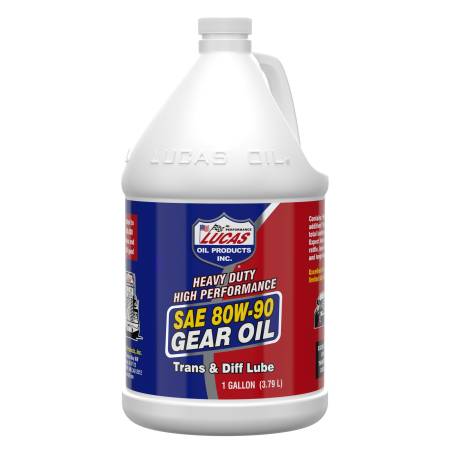 Lucas Oil - Lucas Gear Oil - Heavy Duty - 80W90 - Conventional - 1 gal - Each