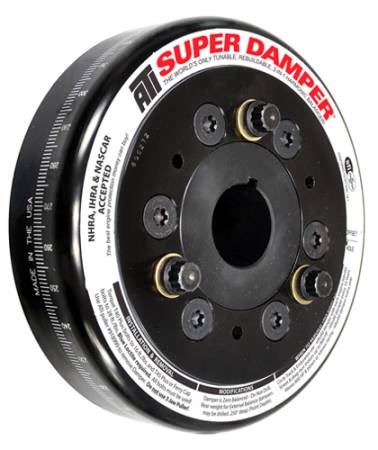 ATI Performance Products - ATI Damper - 6.325in - Steel - Chevy SB / 90 Deg V6 - 409 - Pont 4Cyl - 3 Ring - 1Pc