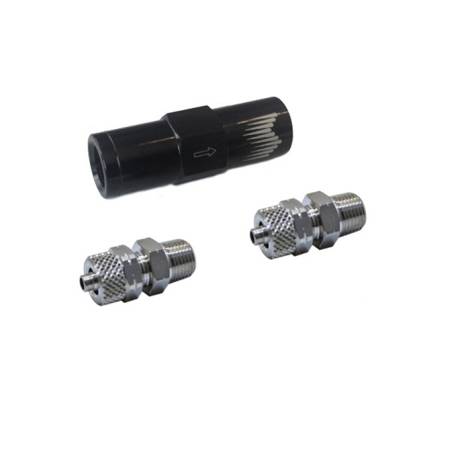 Snow Performance - Snow Performance High Flow 7PSI Crack Pressure Check Valve Quick-Connect Fittings (1/4in Tubing)