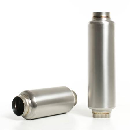 Ticon Industries - Ticon Industries 2.5" Titanium Race Muffler 12" OAL