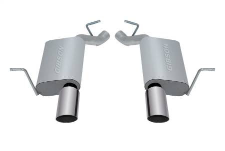Gibson Performance Exhaust - Gibson 11-18 Jeep Grand Cherokee Laredo 3.6L 2.25in Axle-Back Dual Exhaust - Aluminized