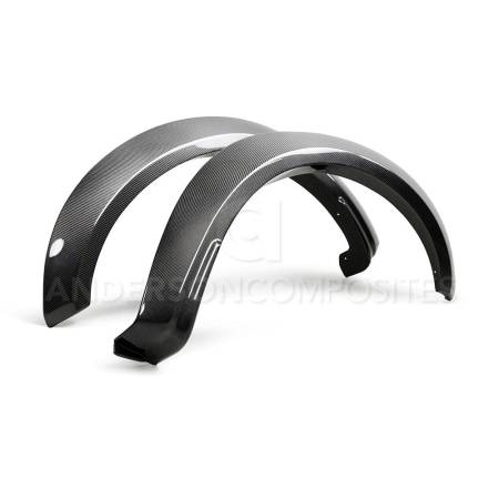 Anderson Composites - Anderson Composites 17-18 Ford Raptor Type Wide Fender Flares (Front)