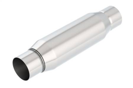 Borla - Borla CrateMuffler Resonator Option 2.5in Center/Center 3.5in Round x 10in