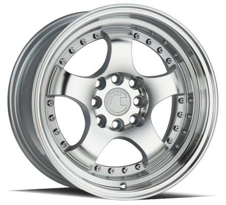 AodHan Wheels - Aodhan Wheels Rim AH03 15x8 4x100/114.3 73.1CB ET20 Silver w/Machined Face