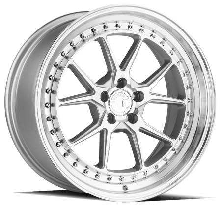 AodHan Wheels - Aodhan Wheels Rim DS08 18x8.5 5x120 72.6CB ET35 Silver w/Machined Face