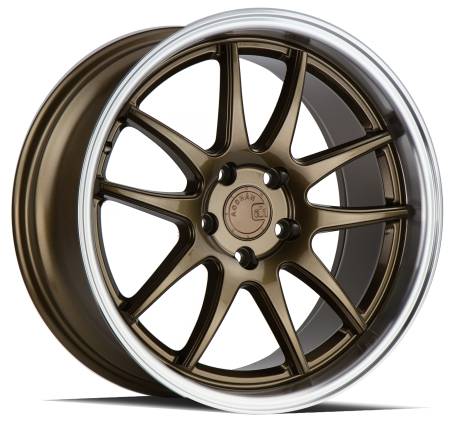 AodHan Wheels - Aodhan Wheels Rim DS02 18x8.5 5x114.3 73.1CB ET35 Bronze w/Machined Lip